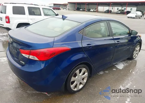 2013 Hyundai Elantra Gls из США, поврежденный, VIN KMHDH4AE1DU667729